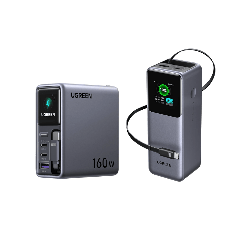 UGREEN 160W Charger + 165W Power Bank Bundle
