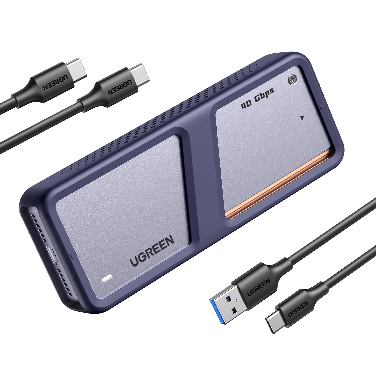 UGREEN 40Gpbs Hard Drive Enclosure with Cooling Fan – UGREEN US UGREEN 40Gpbs Hard Drive Enclosure with Cooling Fan – UGREEN US