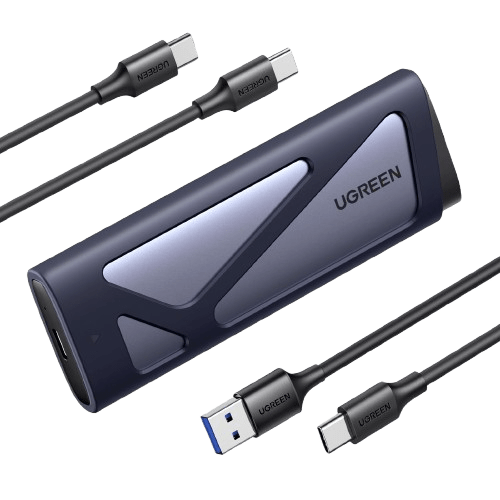 UGREEN M.2 NVMe & SATA SSD Enclosure | 10Gbps USB 3.2 Gen 2