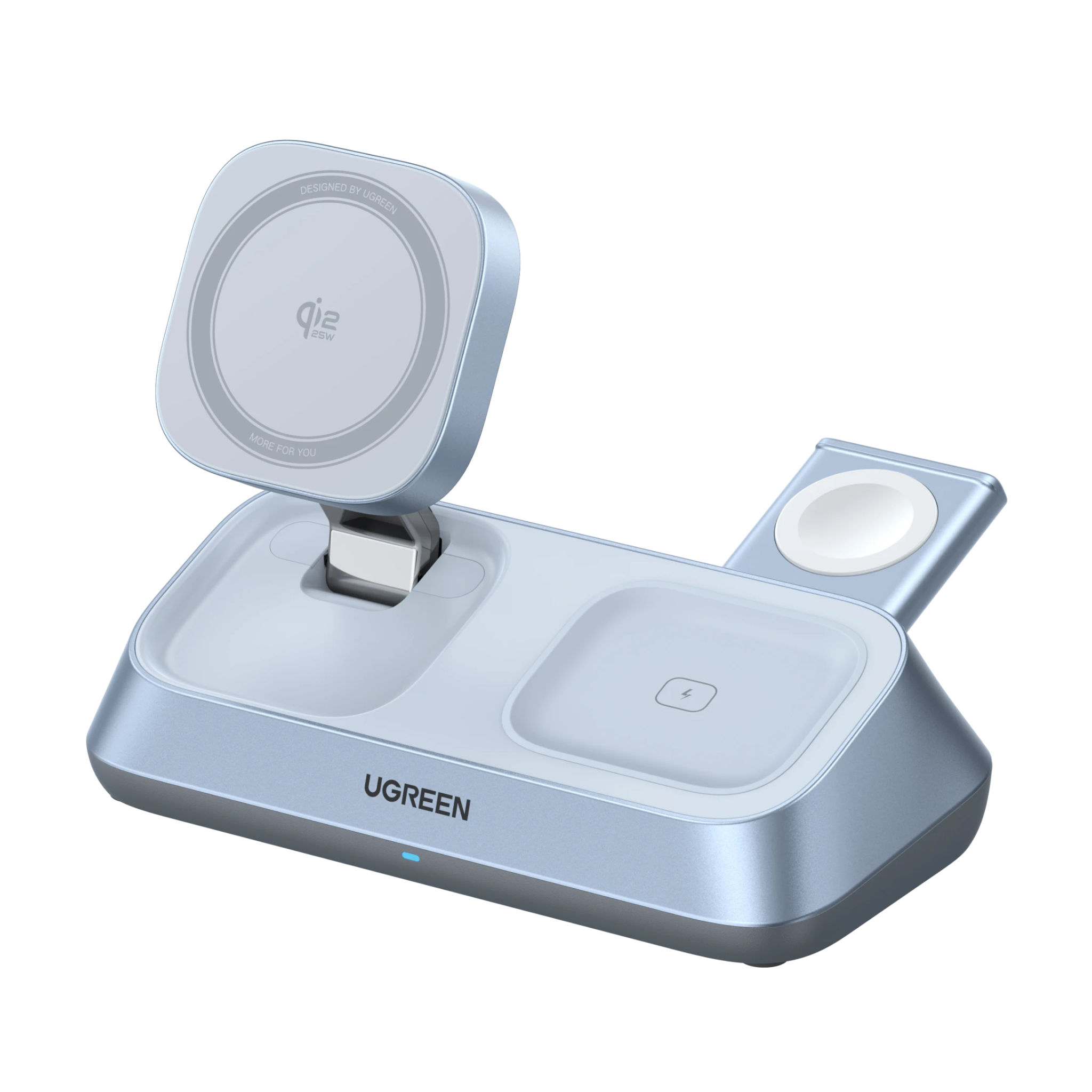 UGREEN MagFlow 3-in-1 Magnetic Wireless Desktop Charger 25W UGREEN MagFlow 3-in-1 Magnetic Wireless Desktop Charger 25W