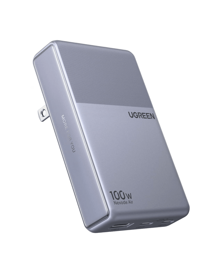 UGREEN Nexode Air Slim Charger (100W, 3-Port, Foldable Plug)