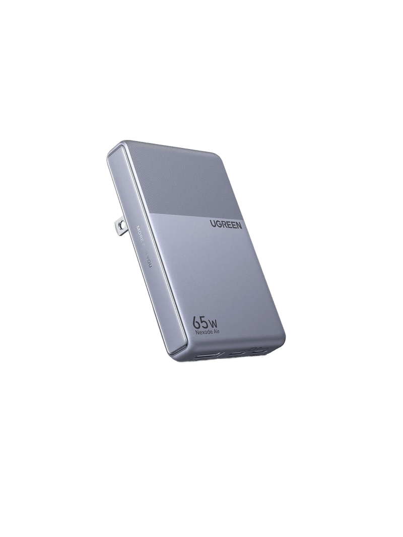 UGREEN Nexode Air Slim Charger (65W, 3-Port, Foldable Plug)