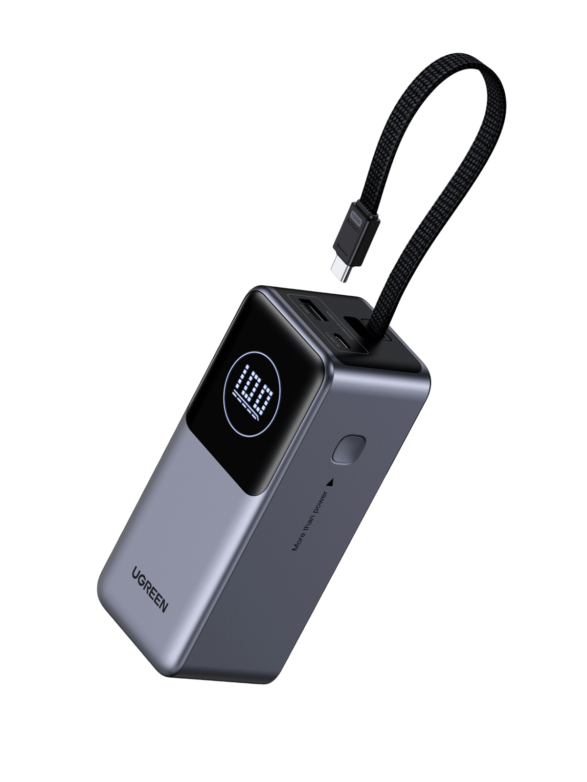 UGREEN 20000mAh Power Bank - Built-in Cable & 3-Device Charging UGREEN 20000mAh Power Bank - Built-in Cable & 3-Device Charging