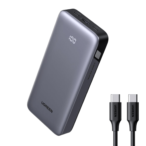 UGREEN 20000mAh USB-C Power Bank - 30W Fast Charger for iPhone