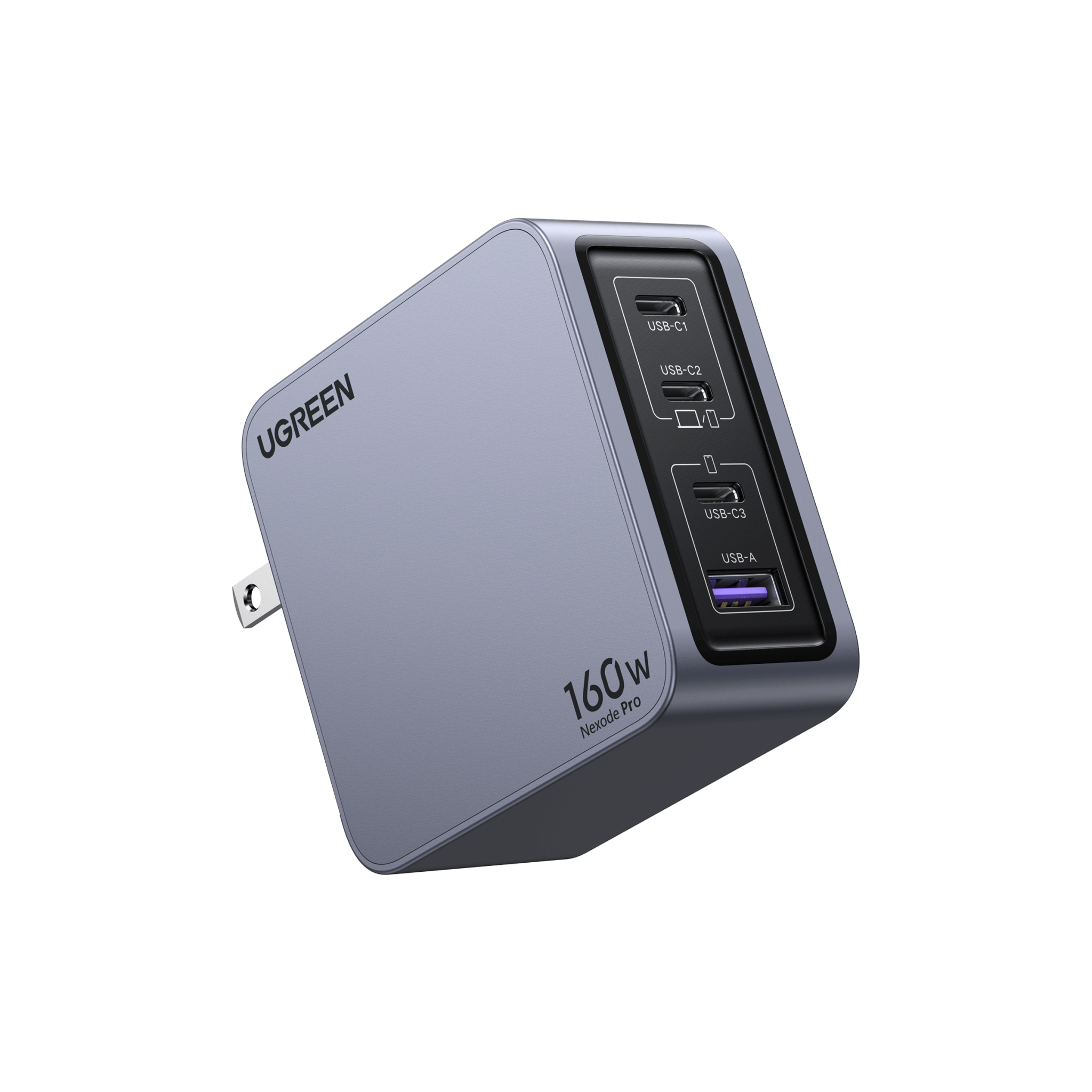 UGREEN Nexode Pro 急速充電器 160W 4ポート 160W GaN Fast iphone Charger | 4-Port UGREEN Nexode Pro – UGREEN US