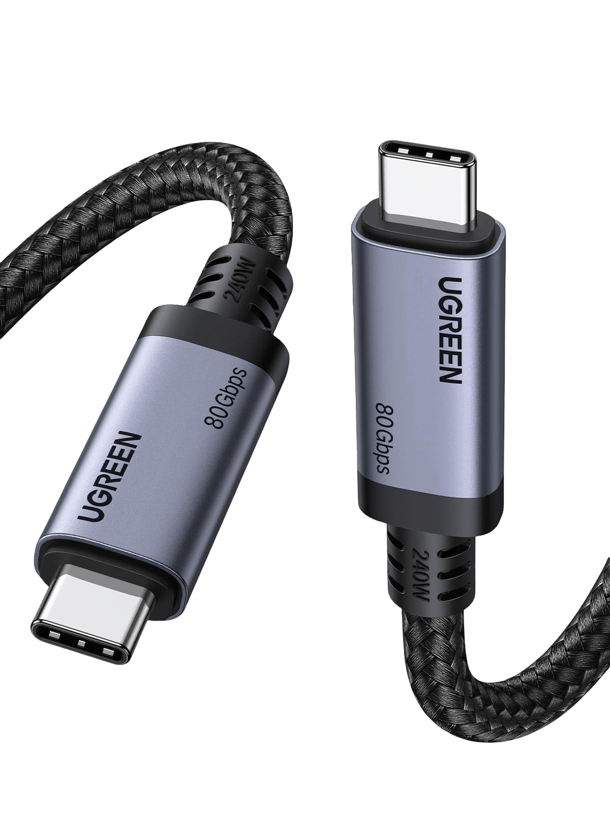 UGREEN USB4 USB-C Cable 240W 80Gbps 16K PD3.1 – 1M