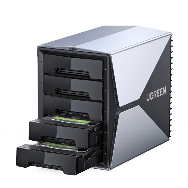 UGREEN HDD ケース 5Bay RAID機能対応 HDD500GB*5 Ugreen 5 Bay RAID Enclosure USB-C to SATA HDD SSD | UGREEN US