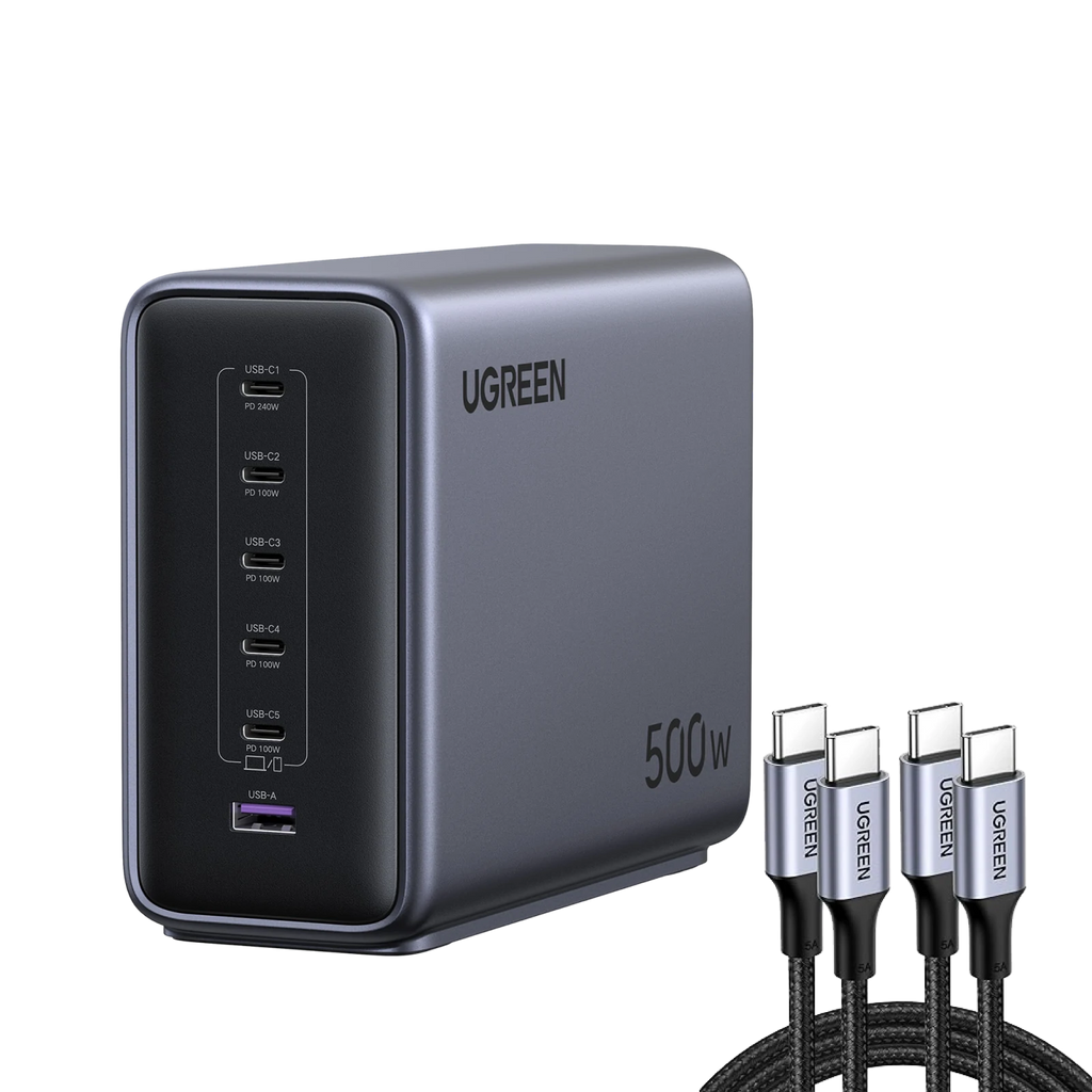 UGREEN 500W Desktop Charger + 240W USB-C Cable