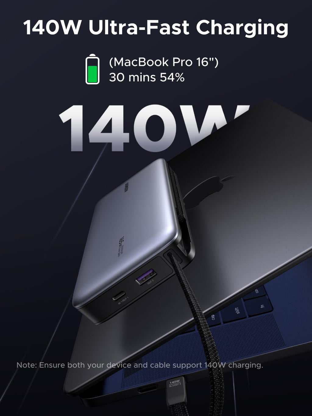 UGREEN 160W Charger + 165W Power Bank Bundle