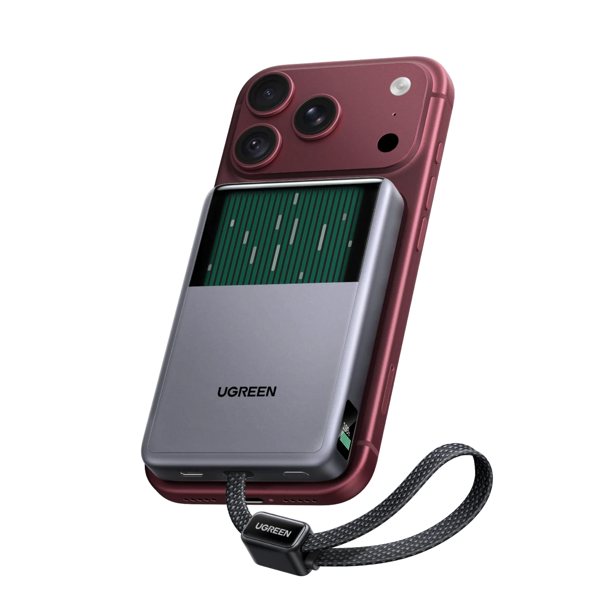 UGREEN MagFlow Pro 10000mAh Qi2 25W Magnetic Power Bank with Liquid Cooling