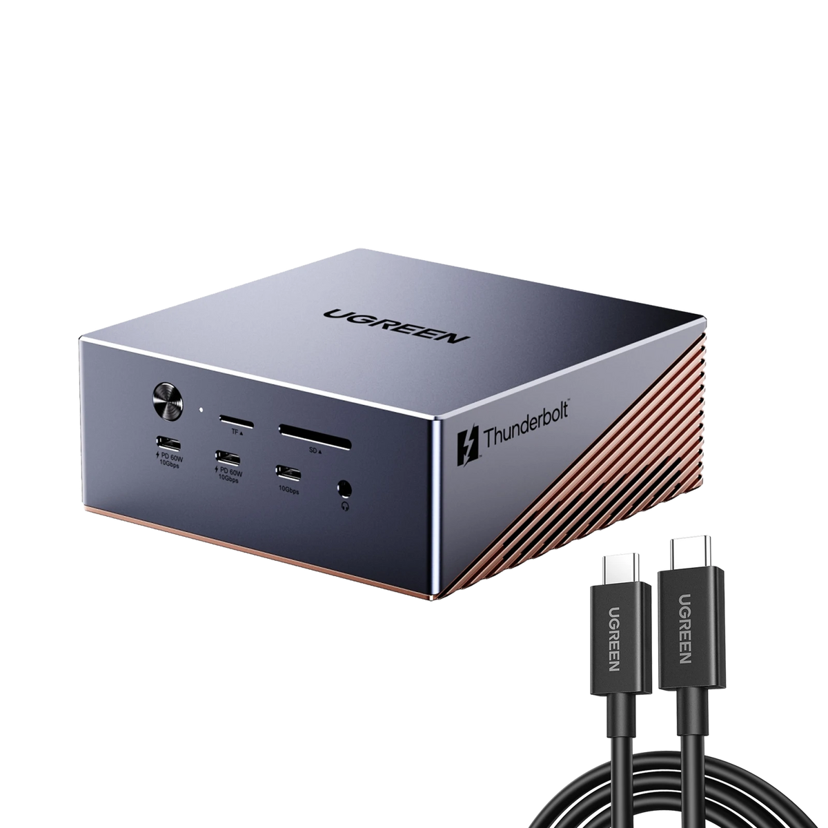 UGREEN Thunderbolt 5 Dock + 80Gbps Cable Bundle
