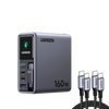UGREEN 160W Retractable Charger + 100W Cable 2-Pack