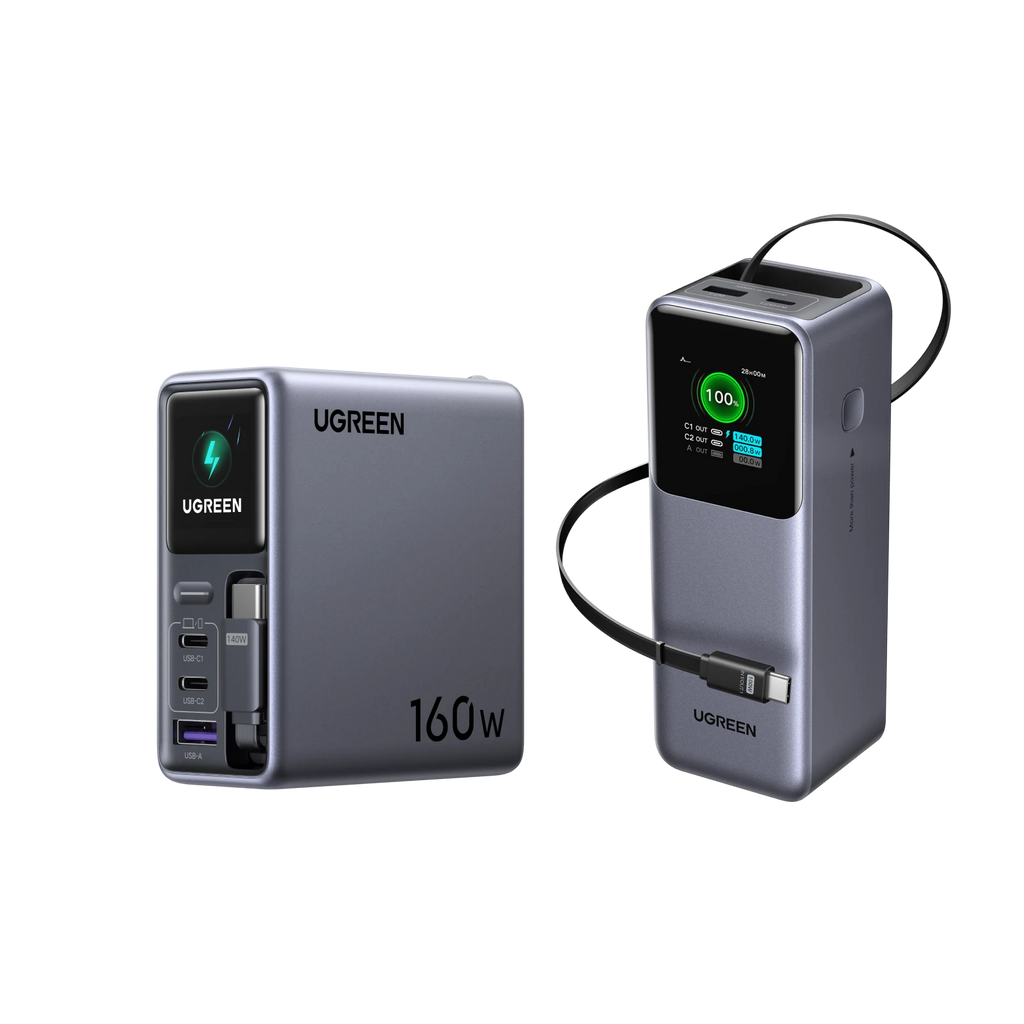 UGREEN 160W Charger + 165W Power Bank Bundle