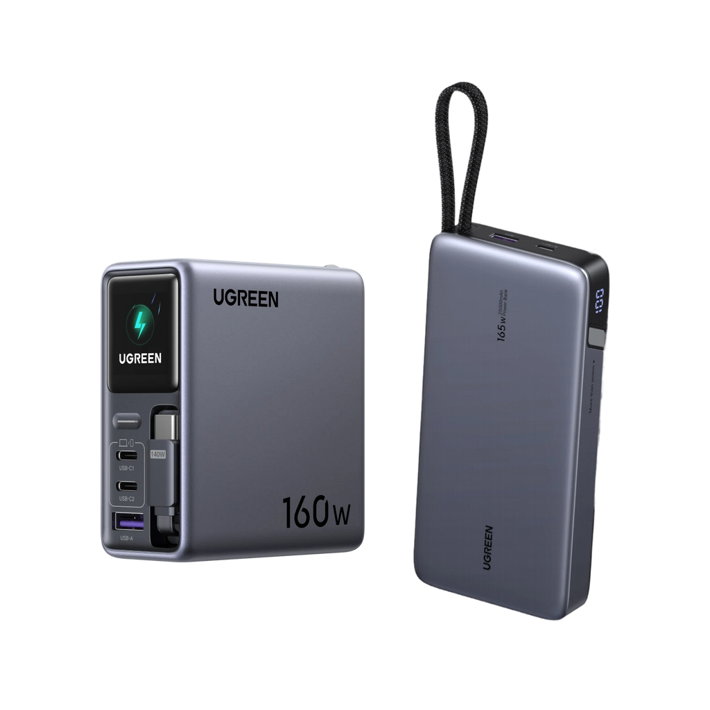 UGREEN 160W Charger + 165W Power Bank Bundle