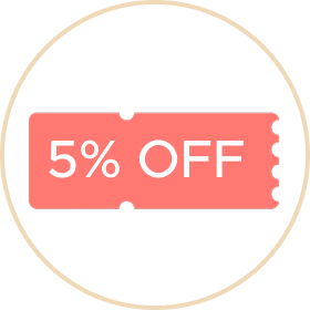 5% OFF