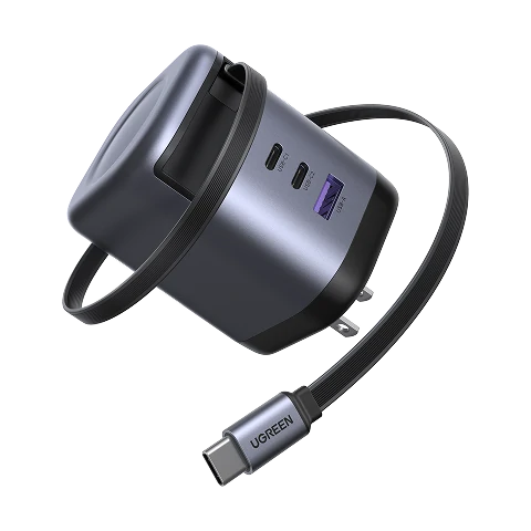 UGREEN Nexode 100W Charger with Retractable USB-C Cable