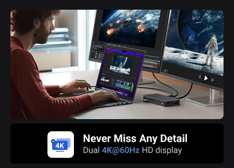 Use Multiple Screens with Sharp, Clear Picture Quality