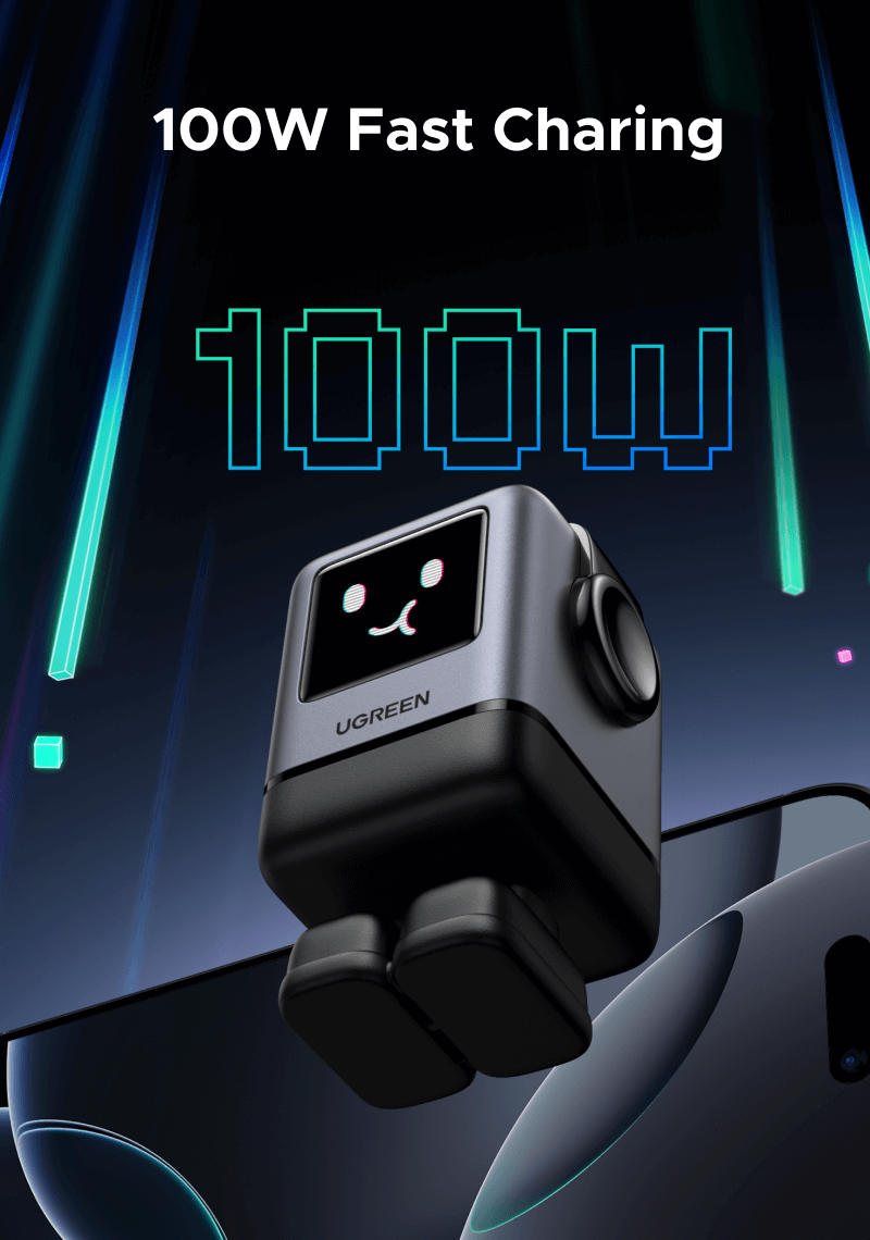 UGREEN UNO Charger 100W, UGREEN charger 100W fast charging