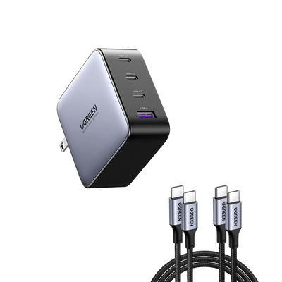 (Bundle) Nexode 100W Charger + 100W USB-C Cable 2 Pack