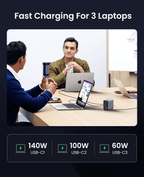 Ugreen Nexode 300W USB C GaN Charger-5 Ports Desktop Charger