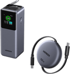 (Bundle) UGREEN Nexode 20000mAh 165W Power Bank + 100W Retractable USB-C Cable
