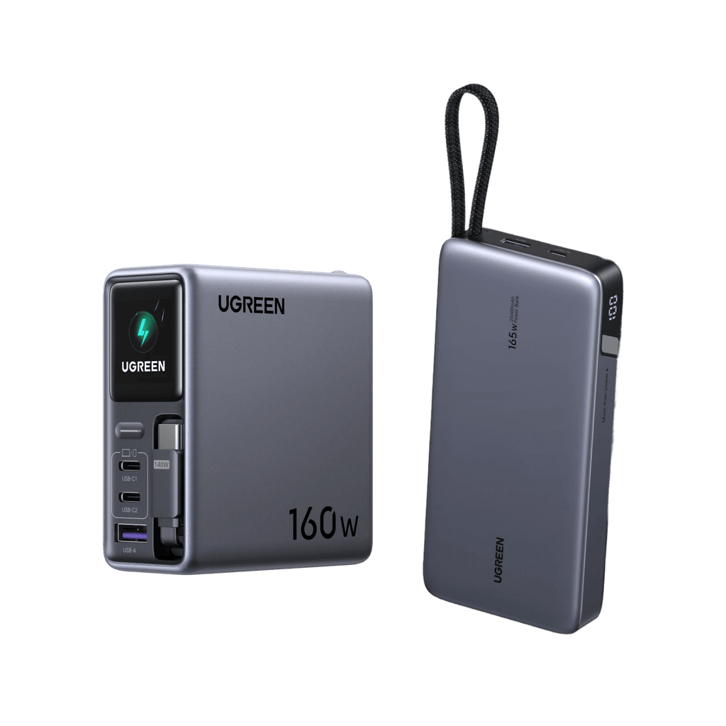 UGREEN 160W Charger + 165W Power Bank Bundle