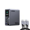 UGREEN 160W Retractable Charger + 100W Cable 2-Pack
