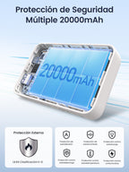 UGREEN 20000mAh 22.5W Power Bank Portable Battery with Built-in USB C Cable