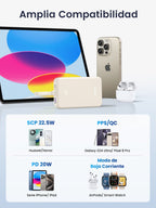 UGREEN 20000mAh 22.5W Power Bank Portable Battery with Built-in USB C Cable