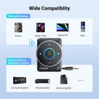 UGREEN Aux Bluetooth 5.4 Adapter For Car ( 2024 Latest) - Wide compatibility