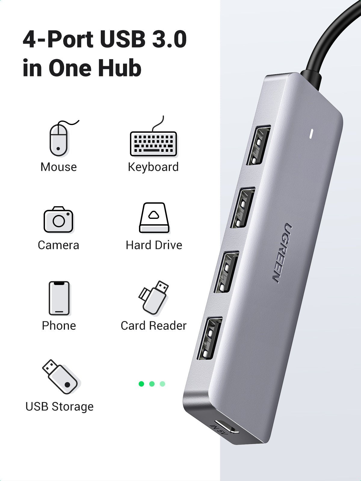 UGREEN 4 Ports USB C Hub