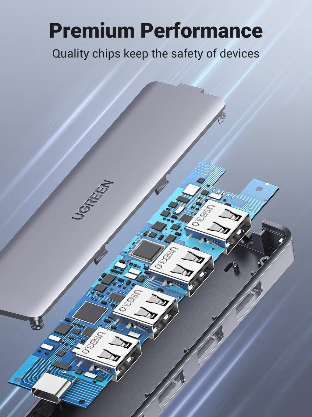 UGREEN 4 Ports USB C Hub