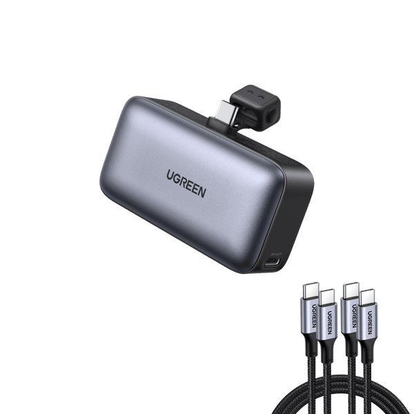 UGREEN 5000mAh USB-C Power Bank with Cable
