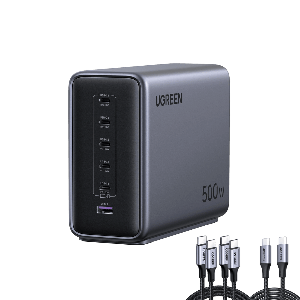 UGREEN 500W Desktop Charger + 240W USB-C Cable