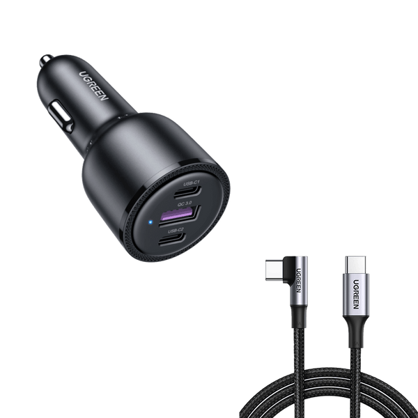 UGREEN 69W USB C Car Charger Bundle