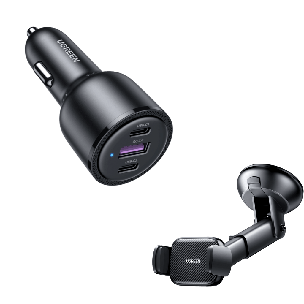 UGREEN 69W USB C Car Charger Bundle