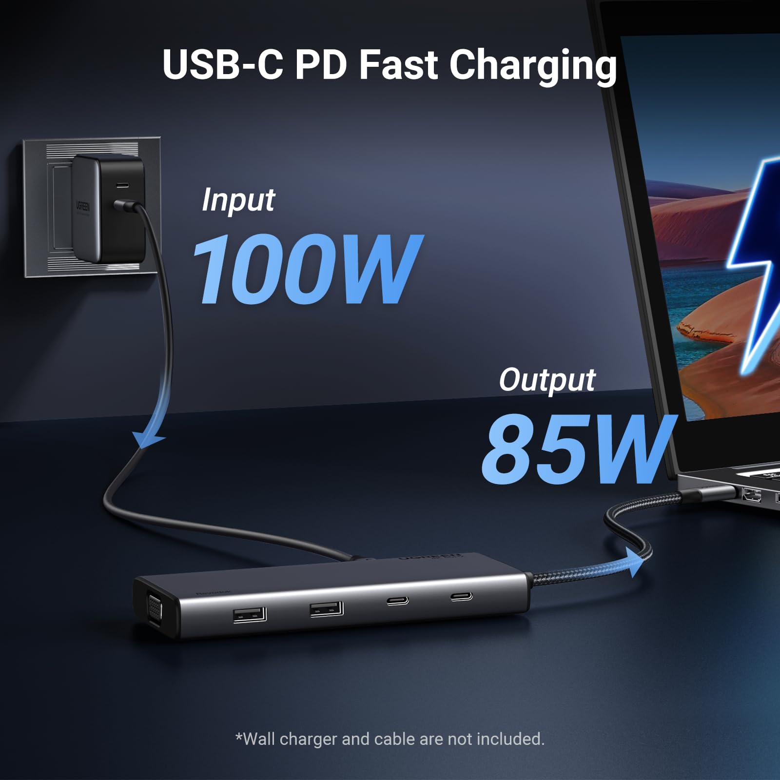 UGREEN 8 in 1 USB C 4K Docking Station Dual Monitor – UGREEN US