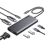 UGREEN 8 in 1 USB C 4K Docking Station Dual Monitor