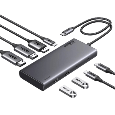 UGREEN 8 in 1 USB C Docking Station with Dual Monitor