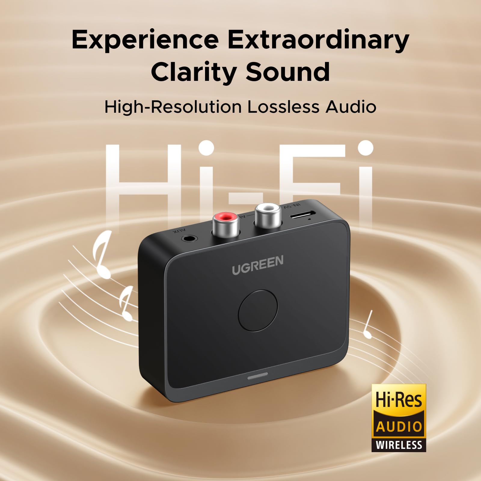 UGREEN Bluetooth Audio Adapter - LDAC Hi-Res, Dual Pairing – UGREEN US