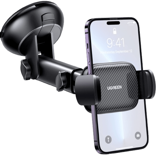 UGREEN Car Phone Holder (Telescopic Arm, 360° Rotation)