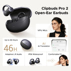 UGREEN ClipBuds Pro2 Open Ear Earbuds, Clear Calls Real Time AI Translation