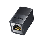 UGREEN Ethernet Extender 10Gbps,2 Pack Ethernet Coupler with PoE Support, 328ft Long Distance Extend, Compatible with Cat8 Cat7 Cat6 Cat5 Cable, Black