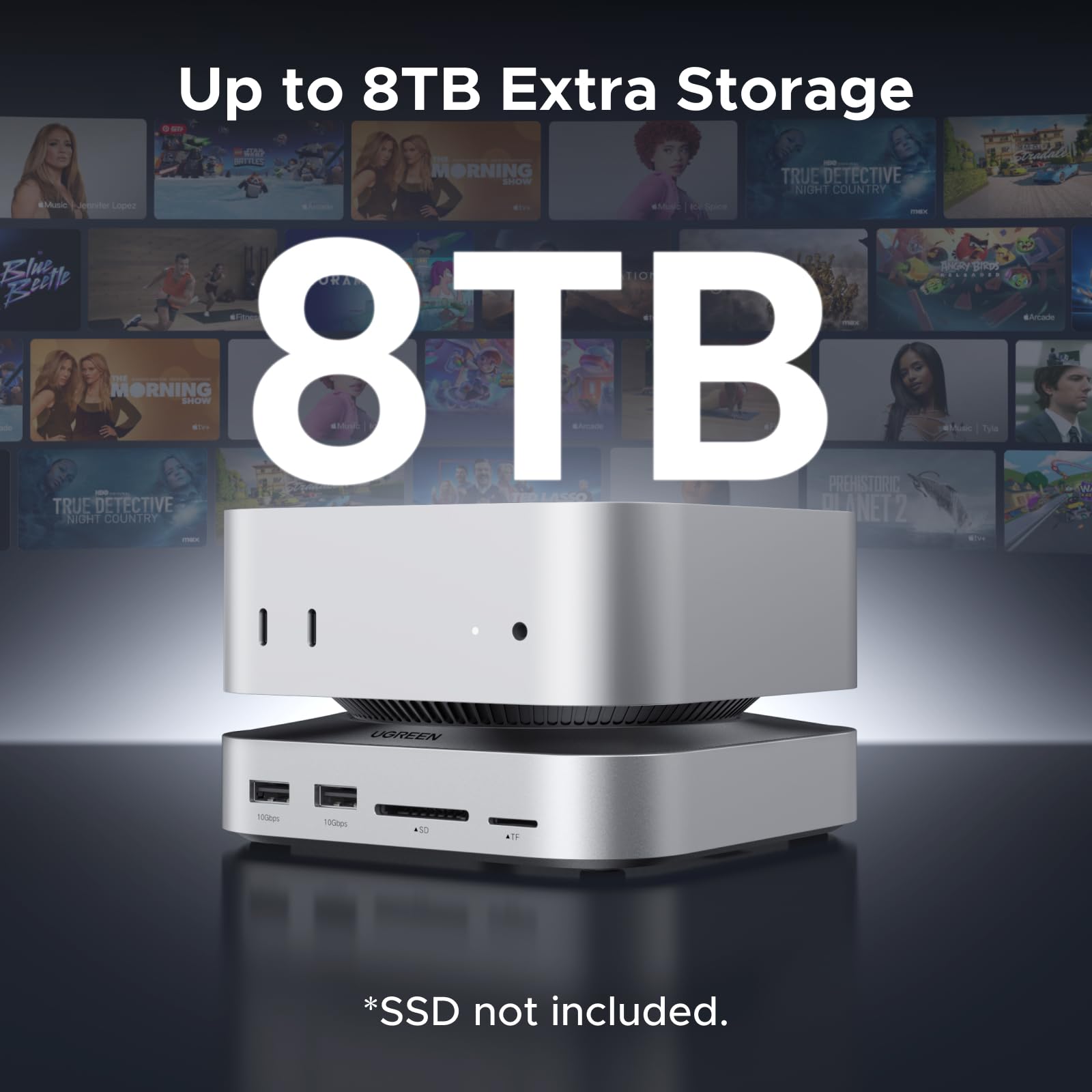 UGREEN Mac Mini Expansion Dock - 8TB SSD, 10G Ports & 4K – UGREEN US
