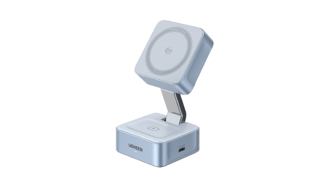 UGREEN MagFlow 2-in-1 Magnetic Wireless Charger 25W