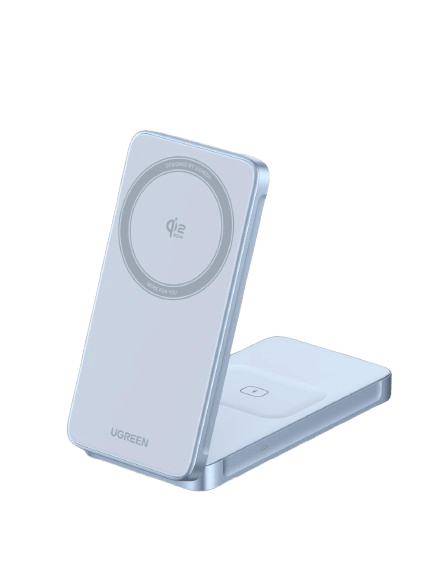 UGREEN MagFlow 2-in-1 Magnetic Wireless Charger 25W (MagSafe compatible)