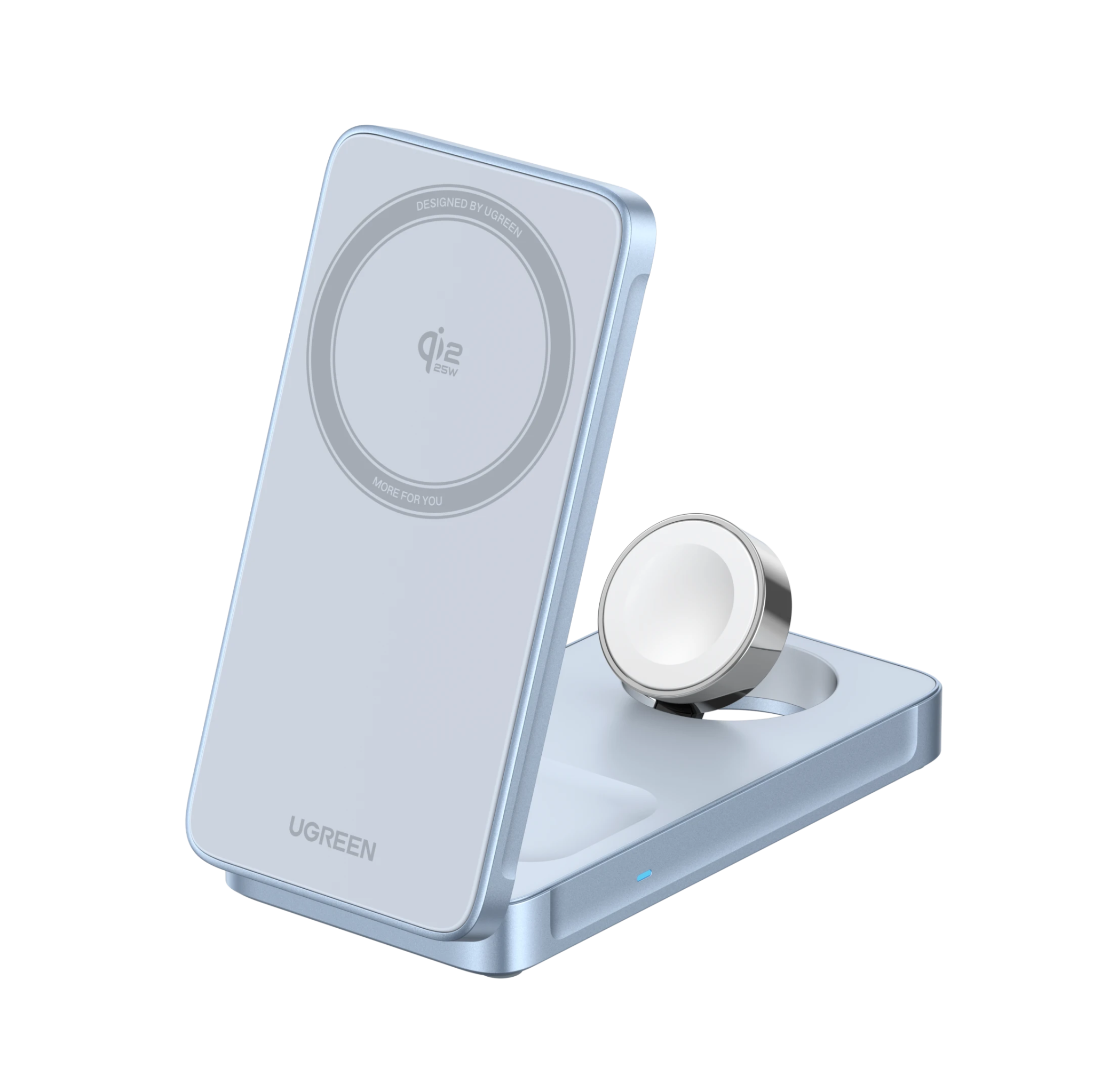 UGREEN MagFlow 3-in-1 Magnetic Wireless Charger (Qi2 25W, MagSafe-Compatible)