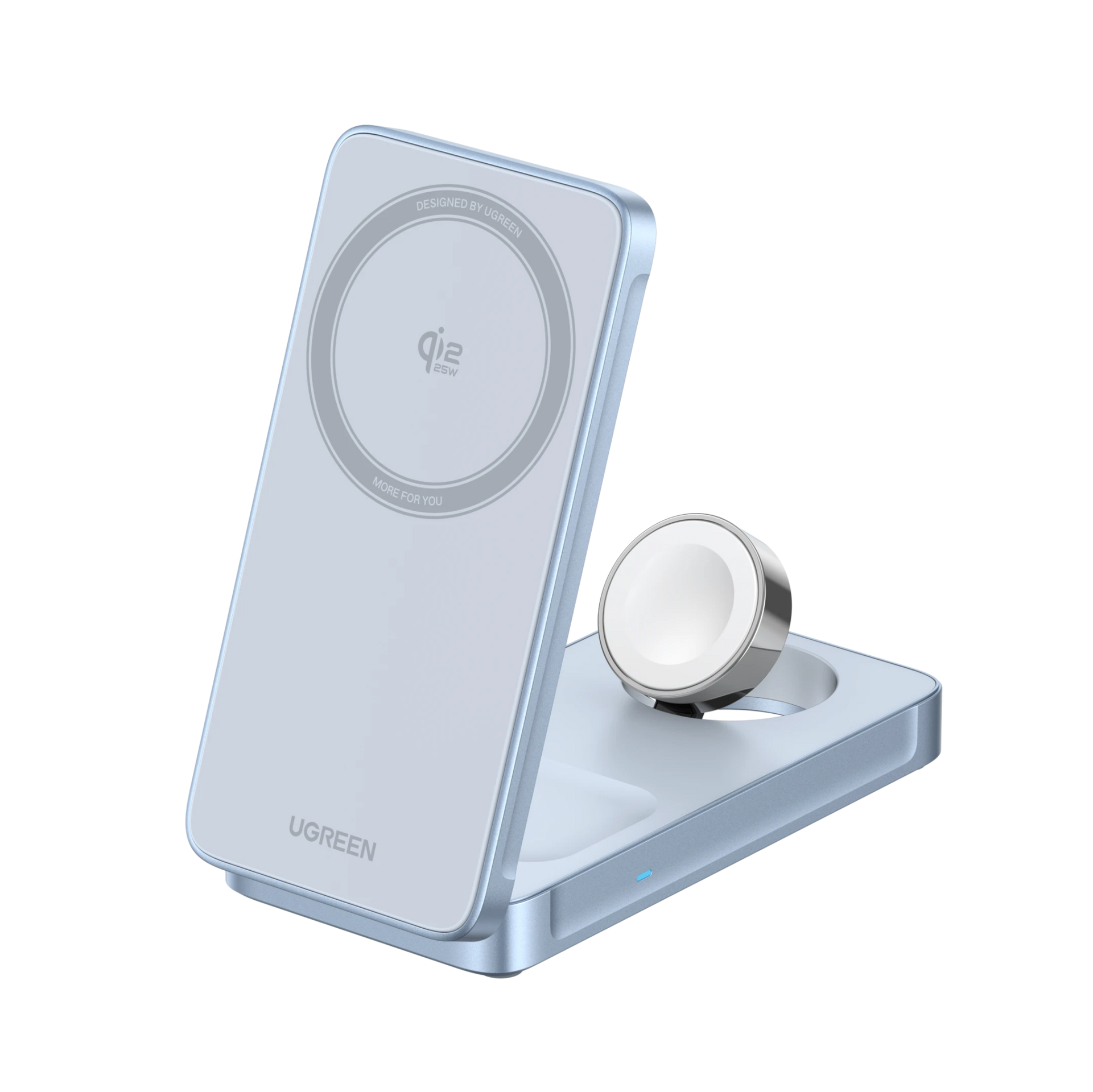 UGREEN MagFlow 3-in-1 Magnetic Wireless Charger (Qi2 25W, MagSafe-Compatible)