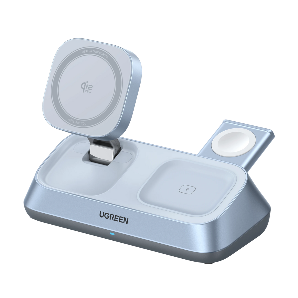 UGREEN 3-in-1 ワイヤレス充電器 おまけ UGREEN、15Wの急速ワイヤレス充電に対応した3in1充電器 - 価格.com