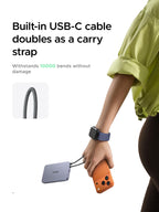 UGREEN Magflow Qi2.2 25W Slim Power Bank 10000mAh